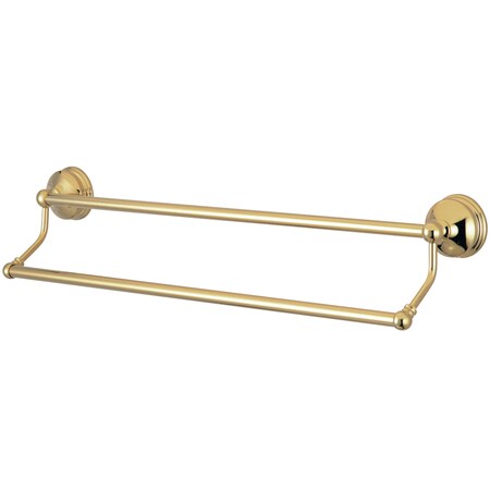 Kingston Brass Vintage 18" Dual Towel Bar, Polished Brass BA116318PB